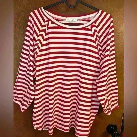 Colour Eighteen striped women’s tunic top - Picture 1 of 4